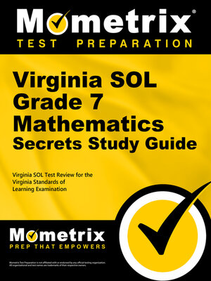 cover image of Virginia SOL Grade 7 Mathematics Secrets Study Guide